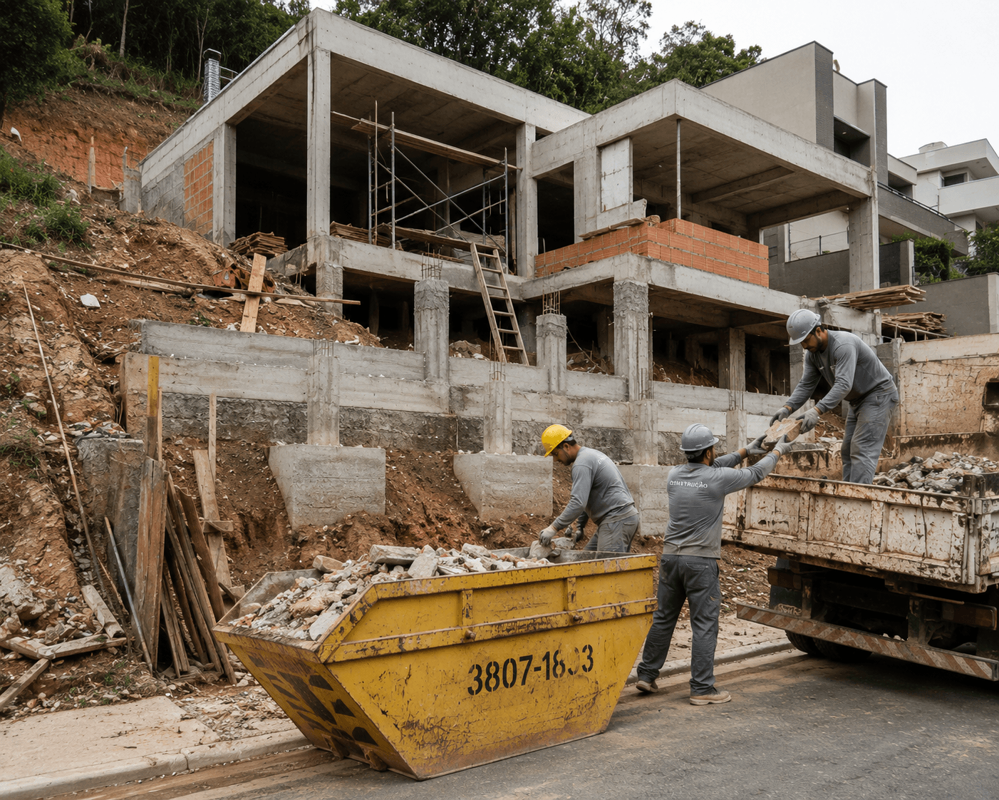Obras em Terrenos com Desnível